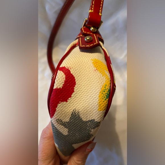 Dooney & Bourke Retired Paint Splatter Satchel Purse EUC - Picture 7 of 12